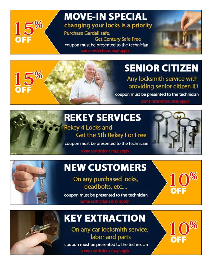 San Jose Locksmith Store, San Jose, CA 408-461-3263 - coupon23-set-five